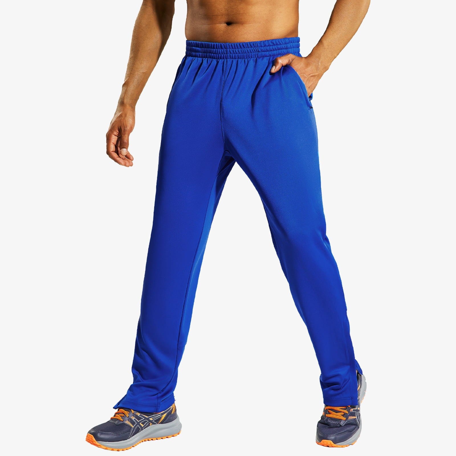 MIER Men's Stretch Athletic Joggers for Running and Gym Men's Train Pants