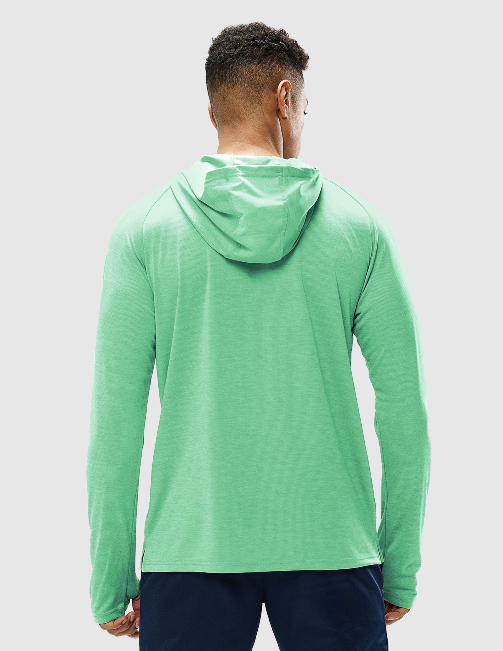 MIER Men's Performance Long Sleeve Hooded Sun Shirt Men's T-Shirts