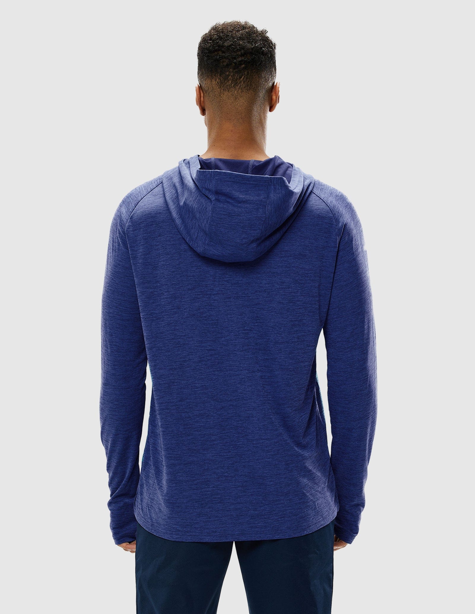MIER Men's Performance Long Sleeve Hooded Sun Shirt Men's T-Shirts