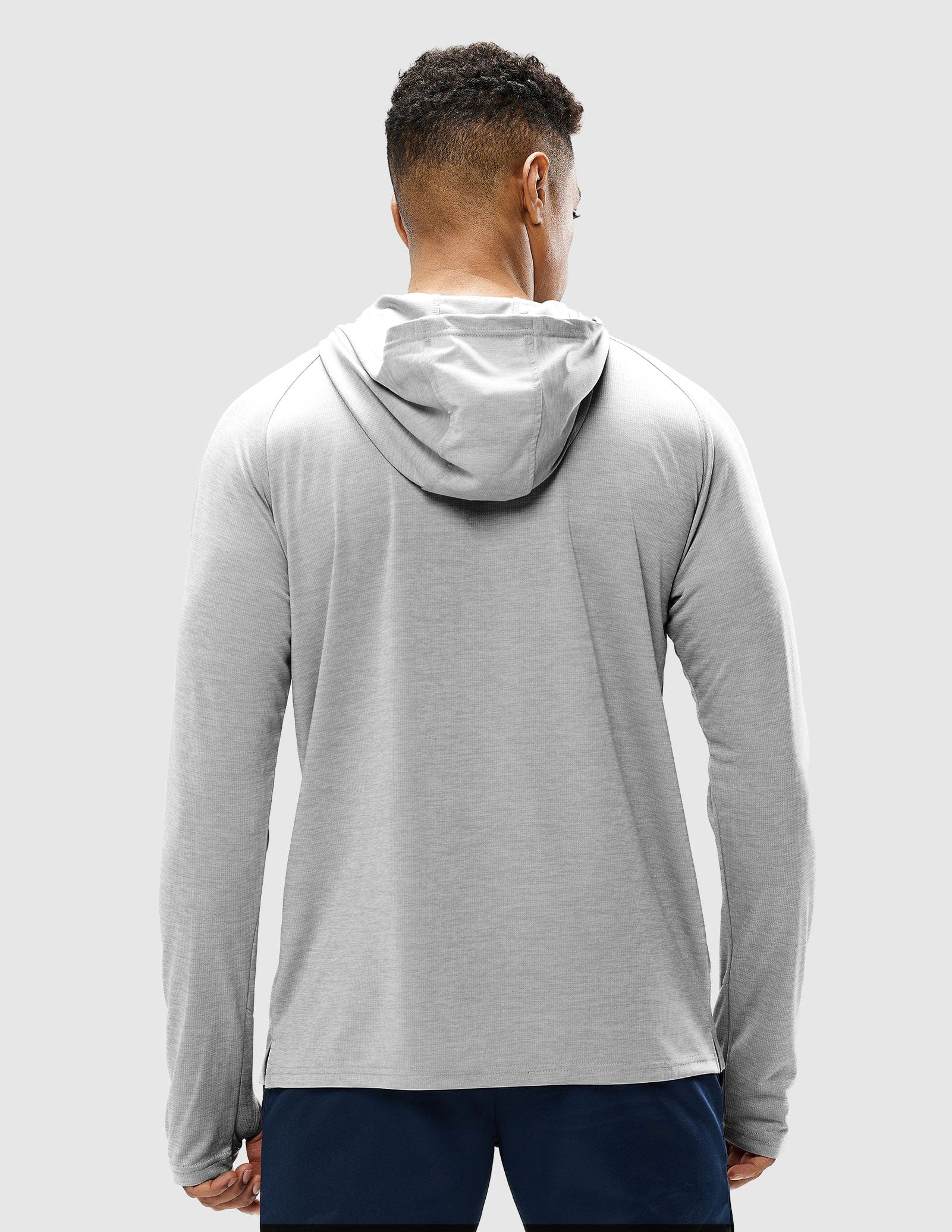 MIER Men's Performance Long Sleeve Hooded Sun Shirt Men's T-Shirts