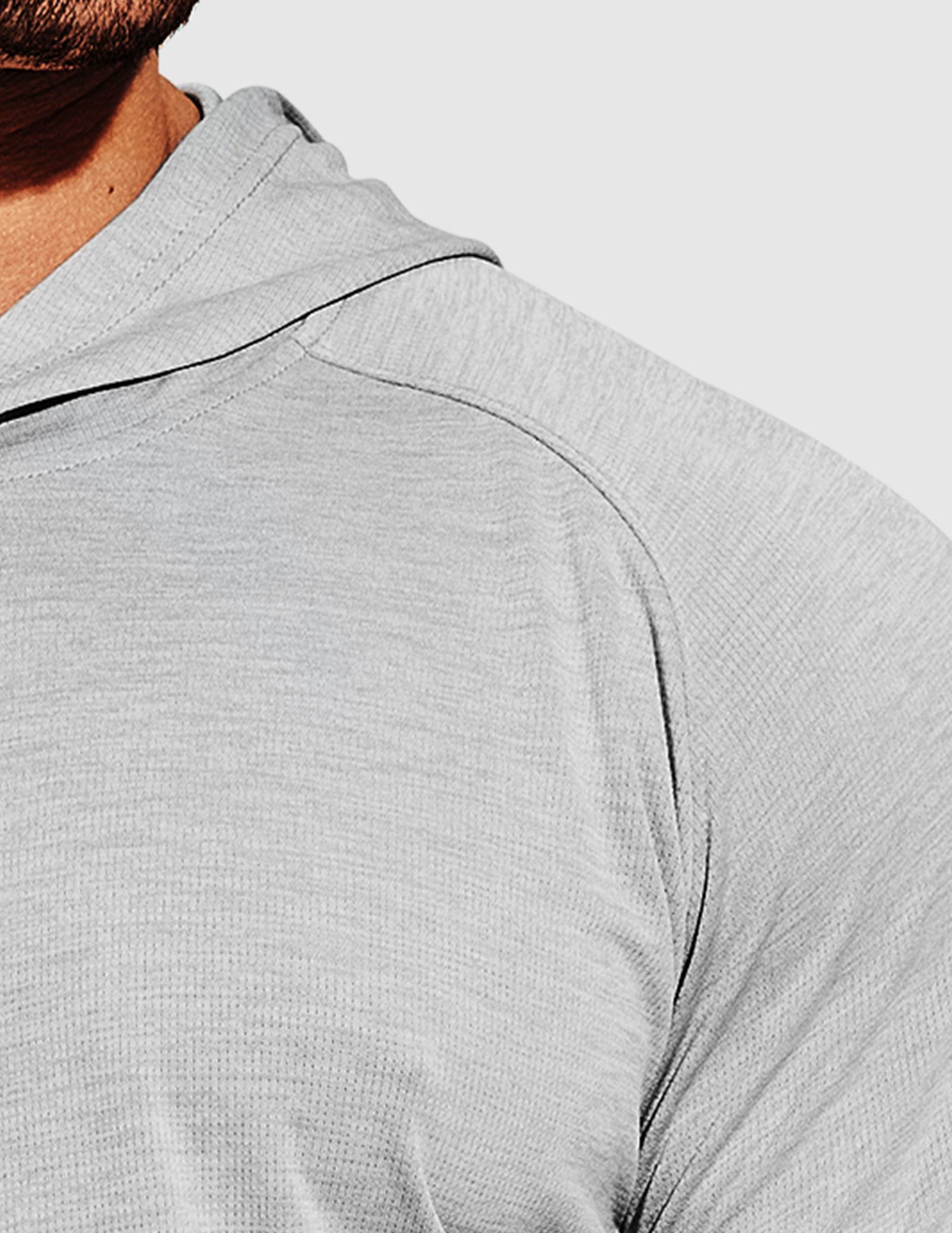 MIER Men's Performance Long Sleeve Hooded Sun Shirt Men's T-Shirts