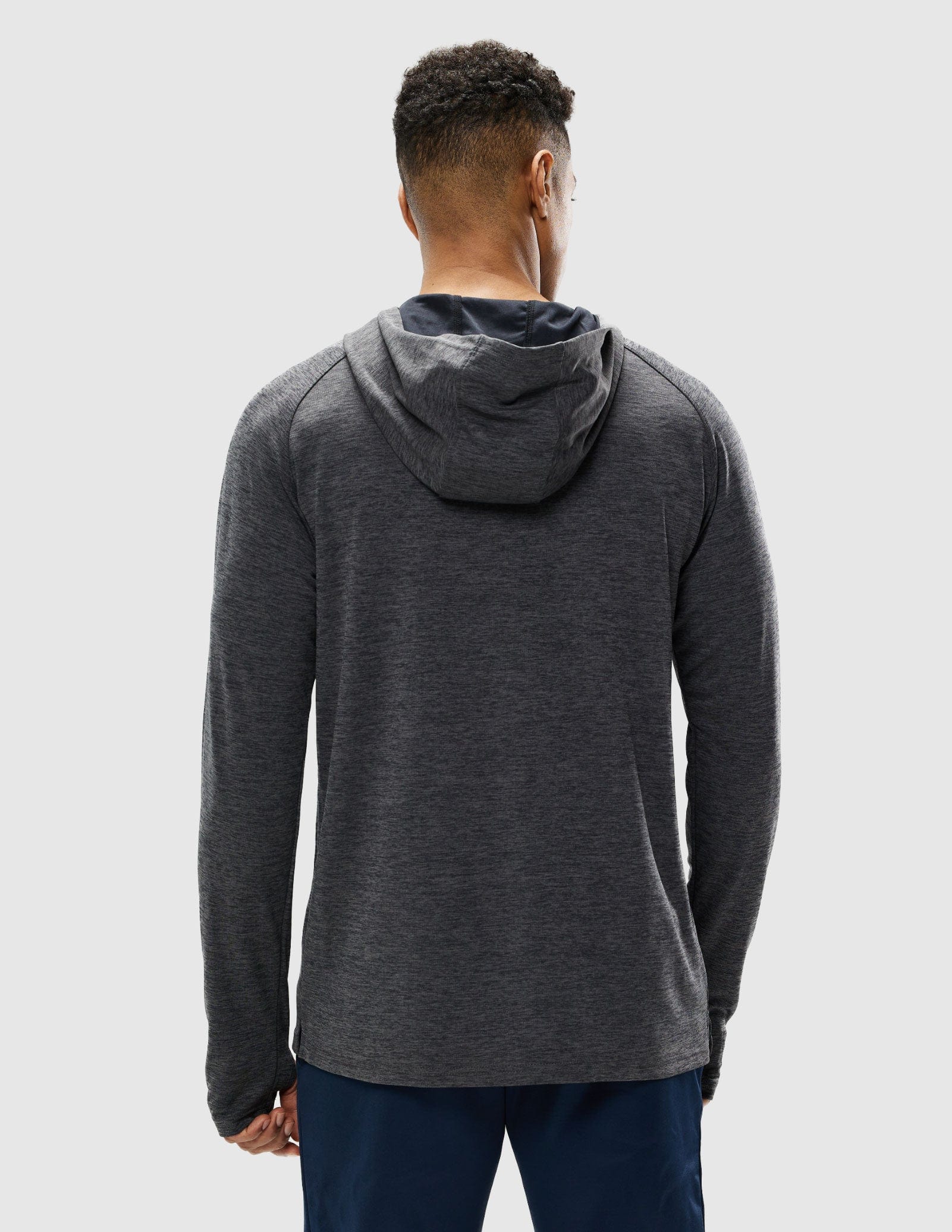 MIER Men's Performance Long Sleeve Hooded Sun Shirt Men's T-Shirts