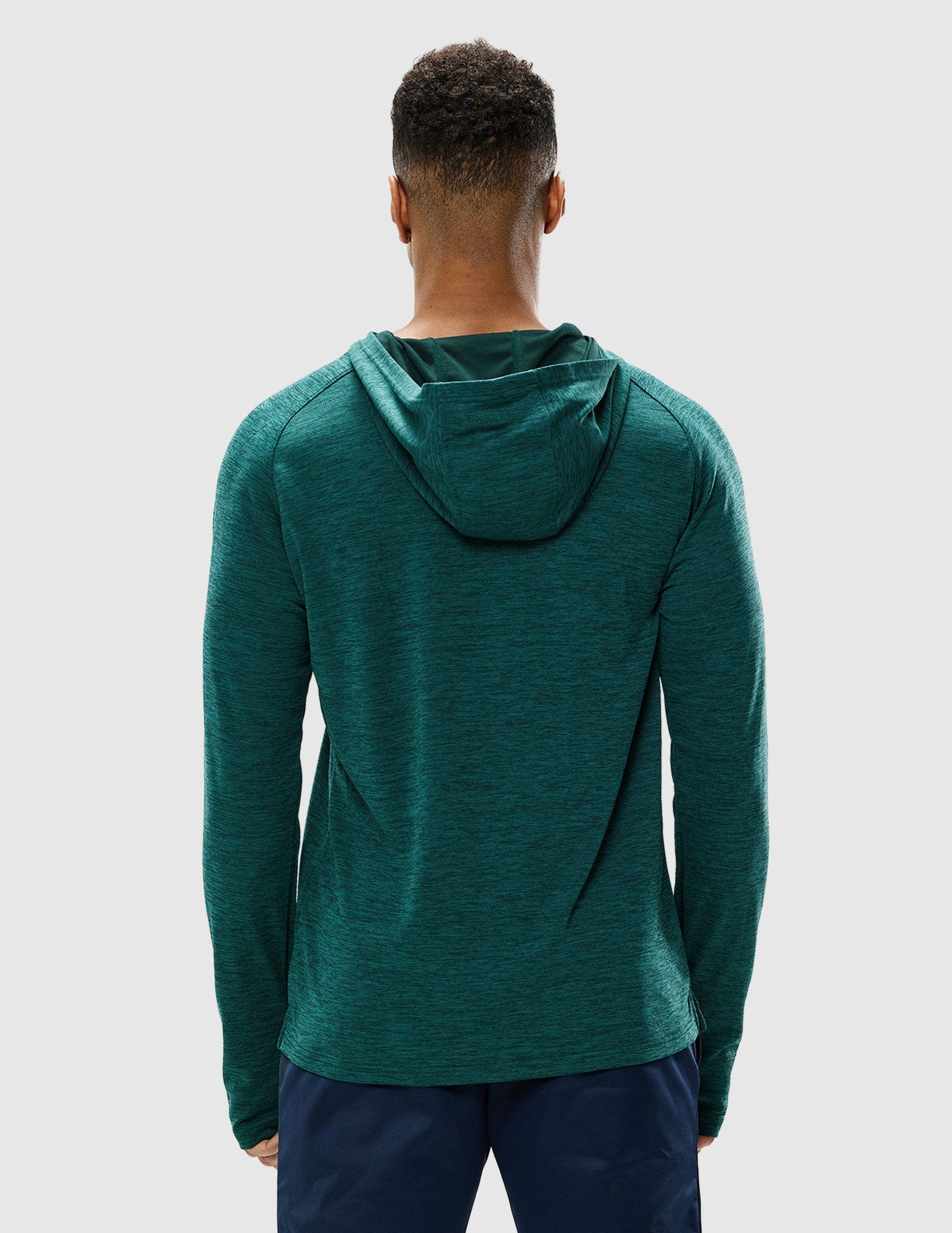 MIER Men's Performance Long Sleeve Hooded Sun Shirt Men's T-Shirts