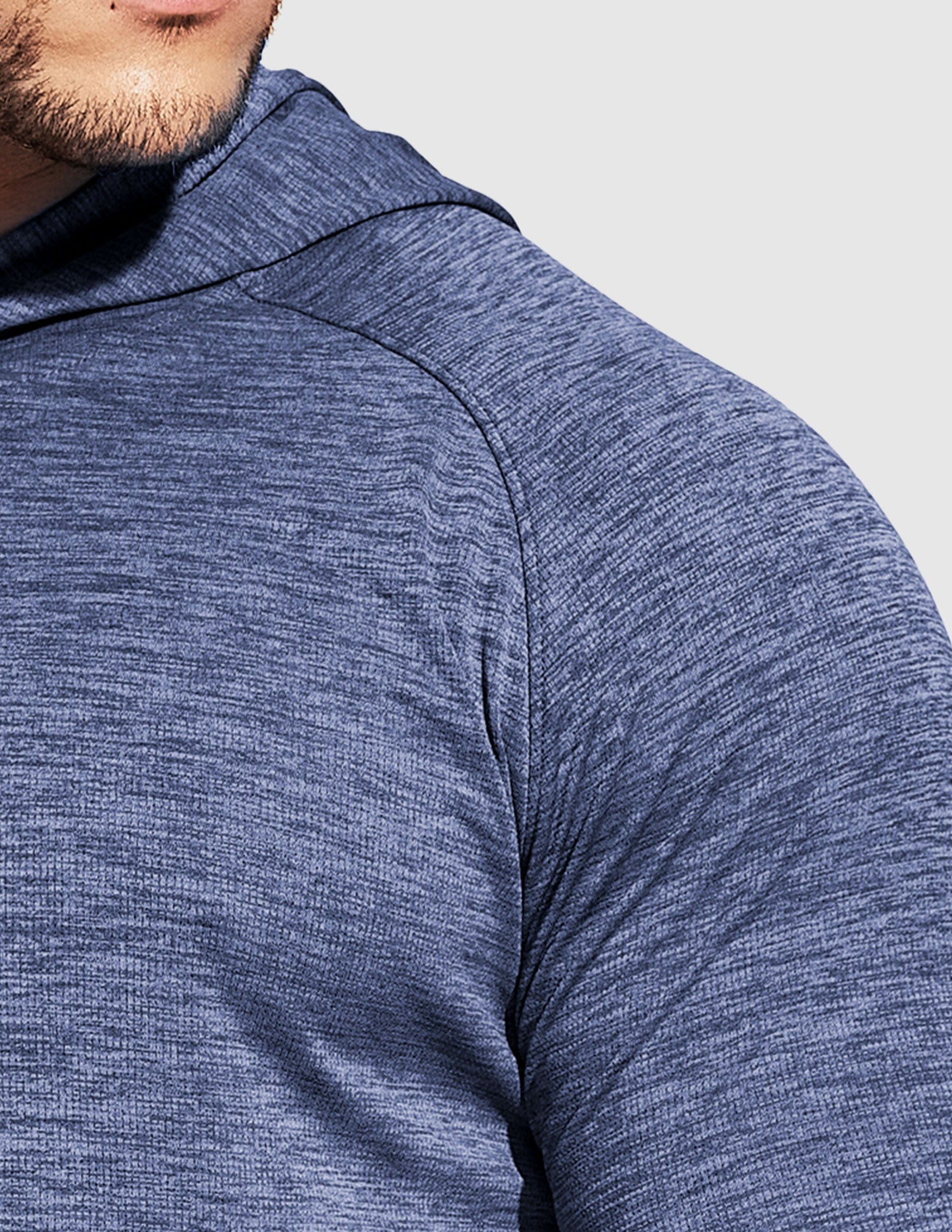 MIER Men's Performance Long Sleeve Hooded Sun Shirt Men's T-Shirts