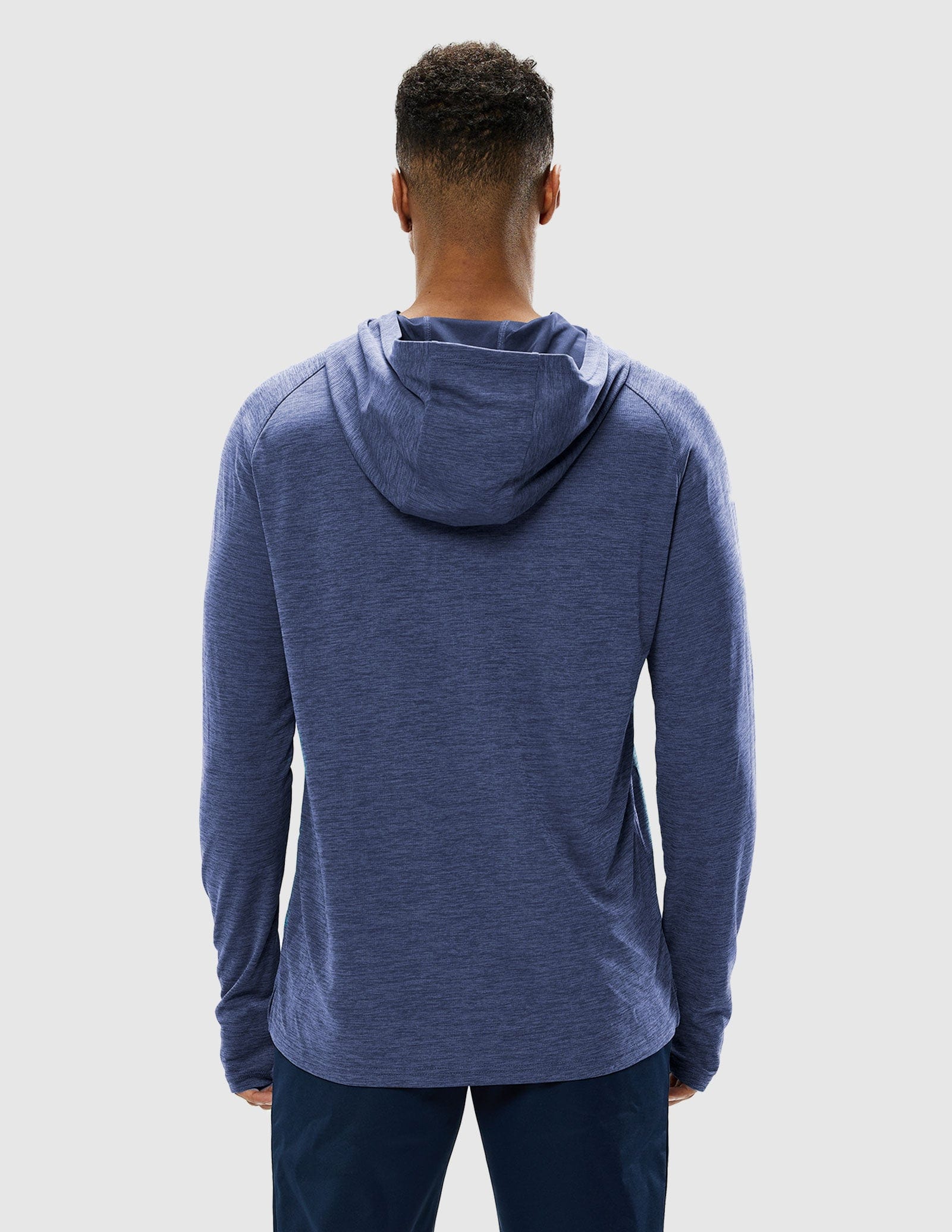 MIER Men's Performance Long Sleeve Hooded Sun Shirt Men's T-Shirts