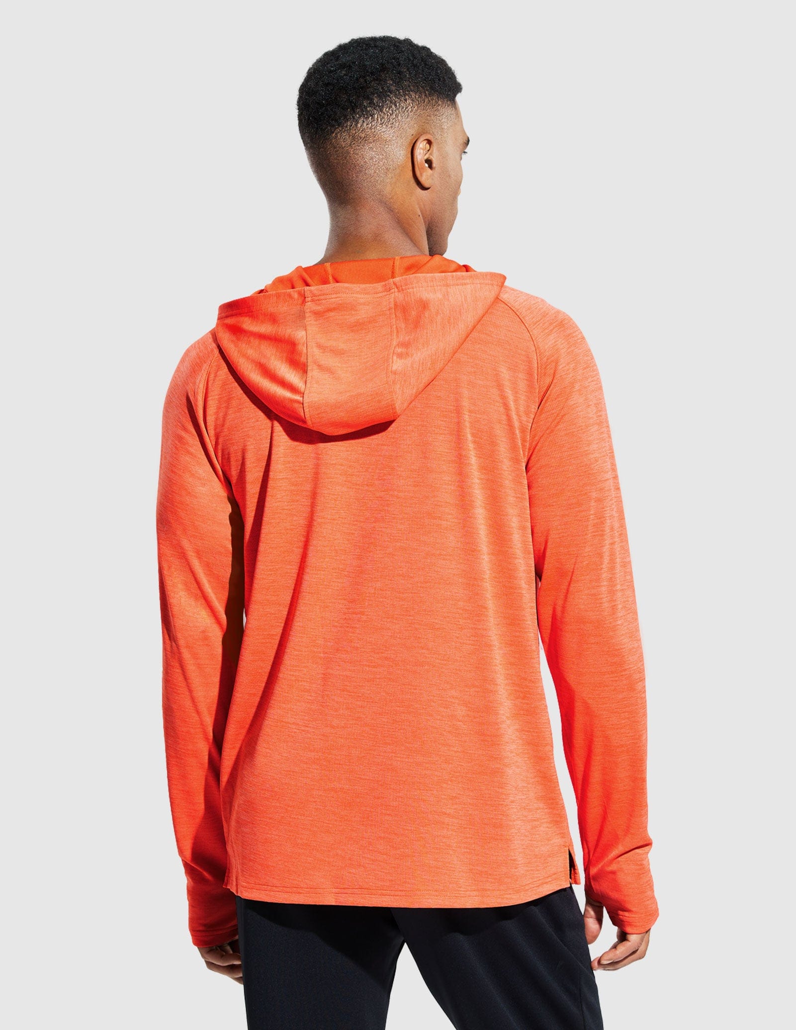 MIER Men's Performance Long Sleeve Hooded Sun Shirt Men's T-Shirts