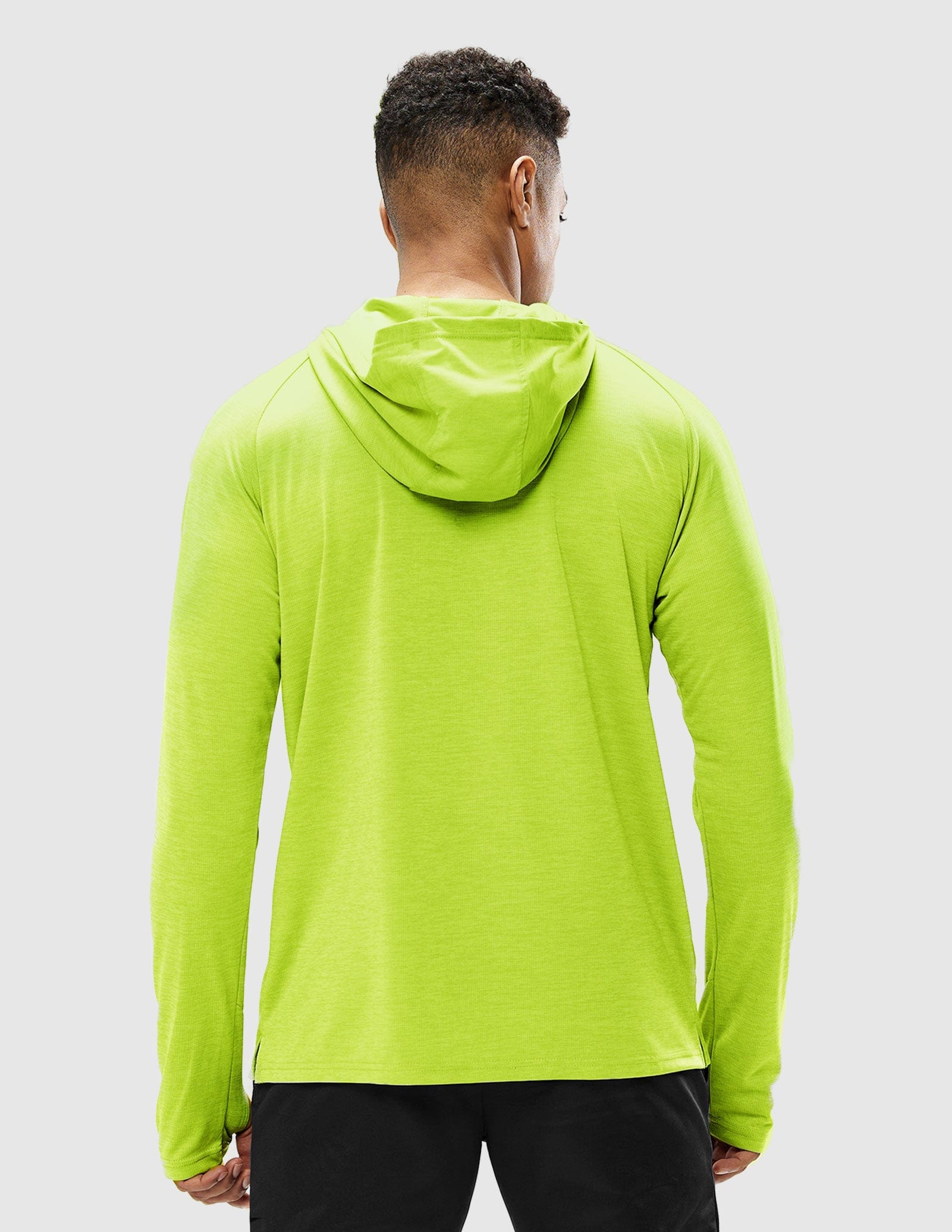 MIER Men's Performance Long Sleeve Hooded Sun Shirt Men's T-Shirts