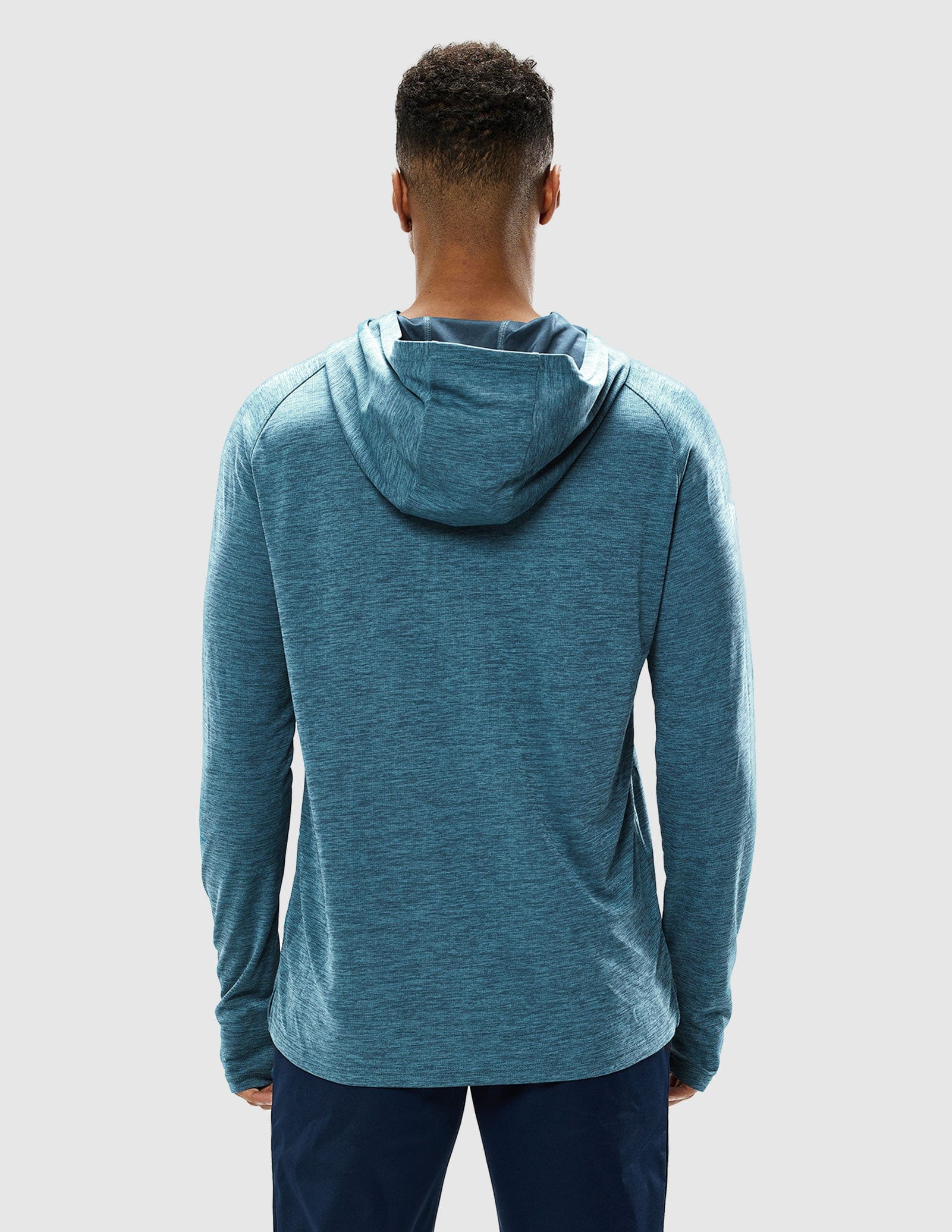 MIER Men's Performance Long Sleeve Hooded Sun Shirt Men's T-Shirts