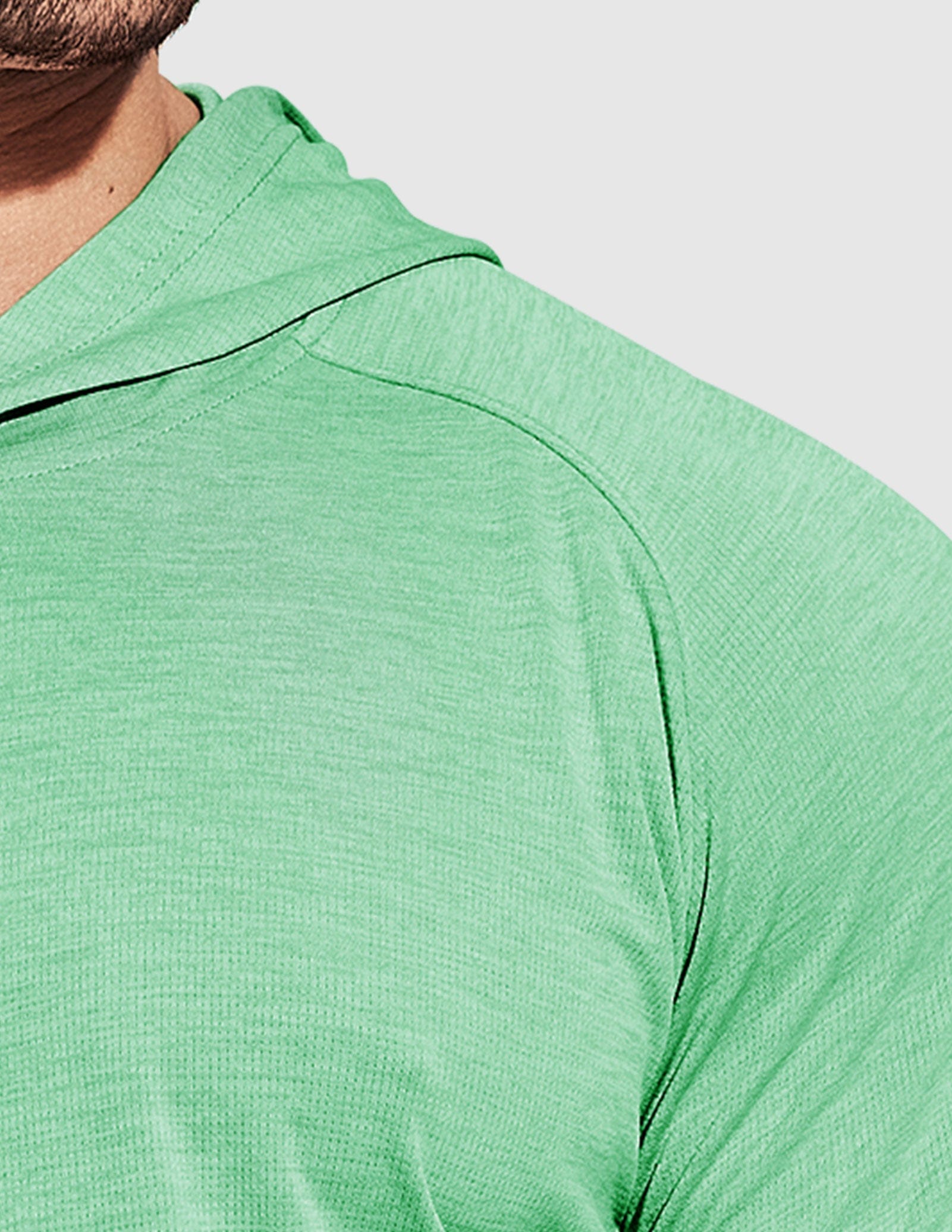 MIER Men's Performance Long Sleeve Hooded Sun Shirt Men's T-Shirts