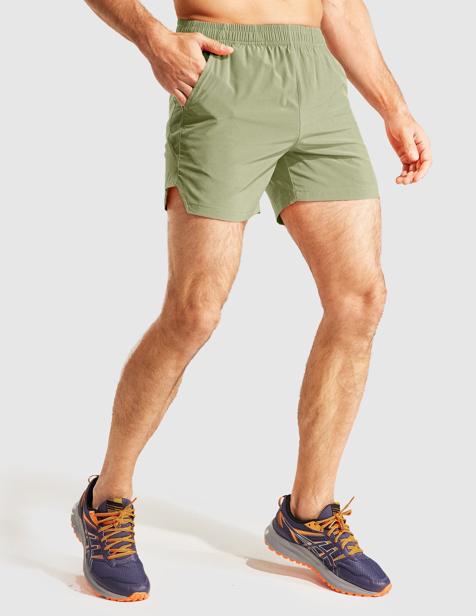 MIER Men's 5 Inch Quick Dry Running Shorts Men's Shorts