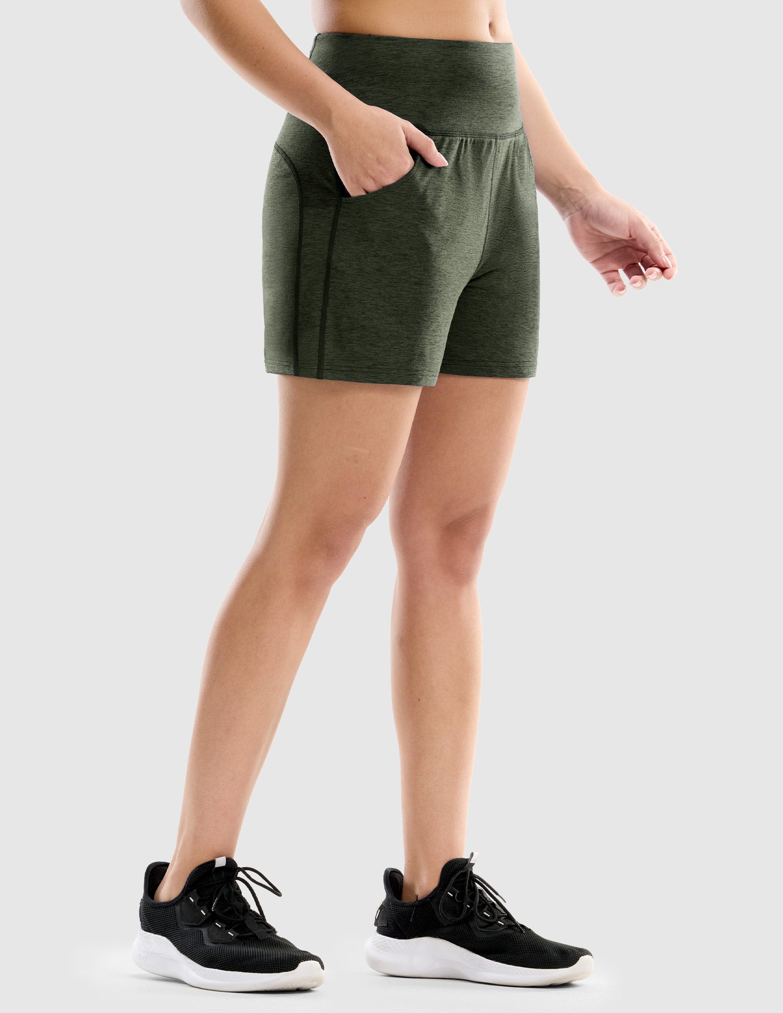 MIER Women’s Ultra-Soft Running Shorts with No-Bounce Phone Pocket Women Shorts
