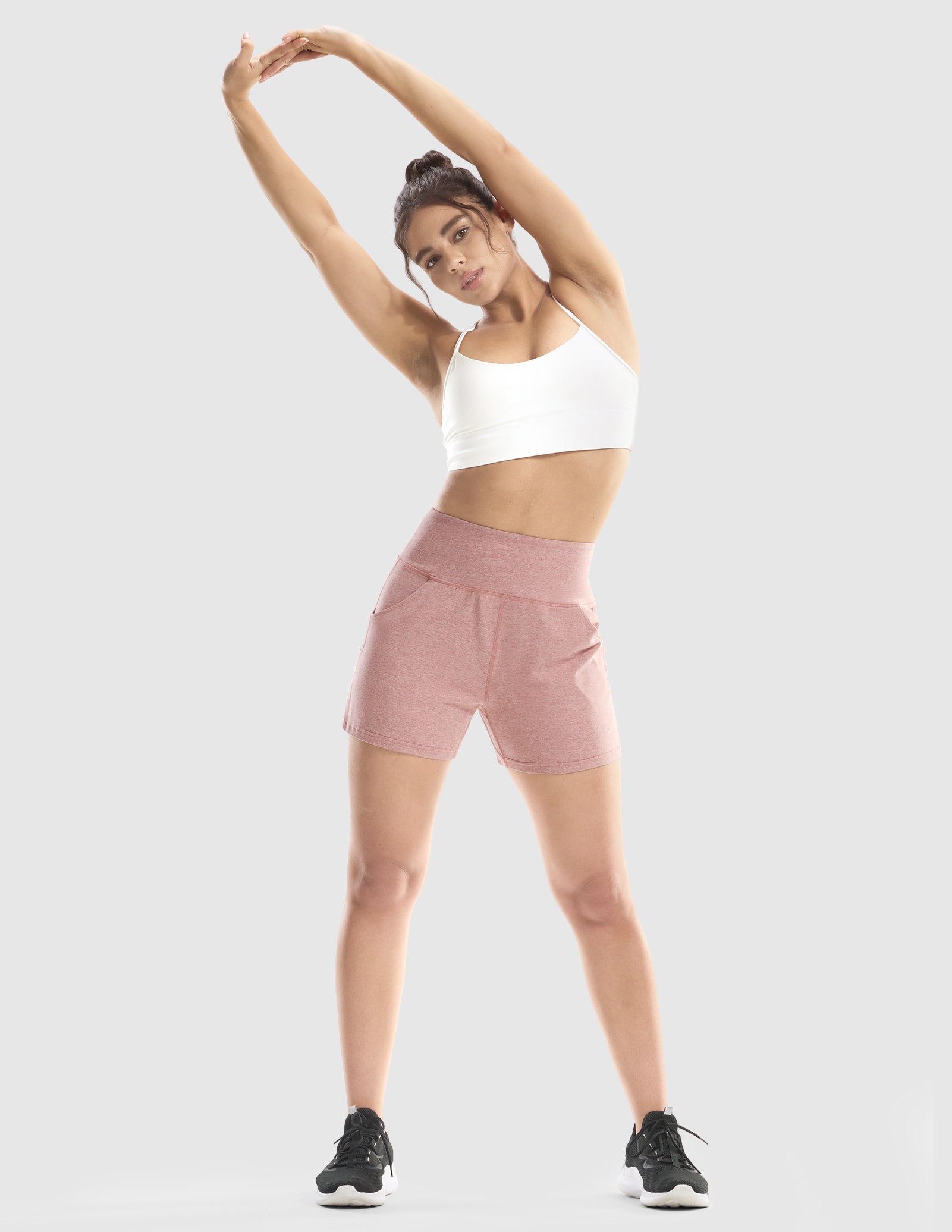 MIER Women’s Ultra-Soft Running Shorts with No-Bounce Phone Pocket Women Shorts