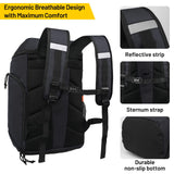 MIER Basketball Backpack Sports Bag with Ball Compartment Backpack Bag