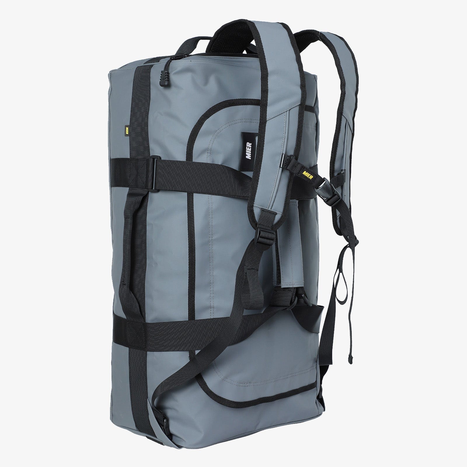 MIER Convertible Backpack Duffel Water Resistant Duffle Bag Backpack Duffel Grey / 40L