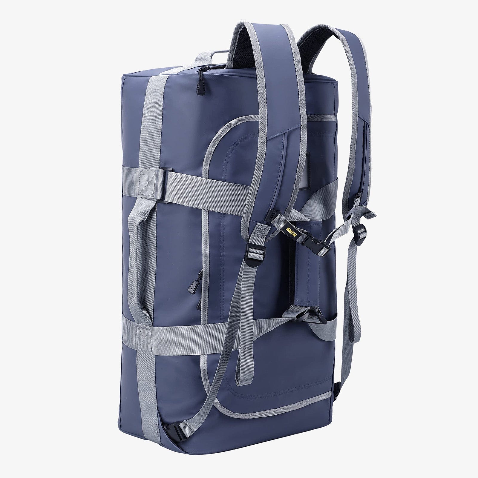 MIER Convertible Backpack Duffel Water Resistant Duffle Bag Backpack Duffel Blue / 60L