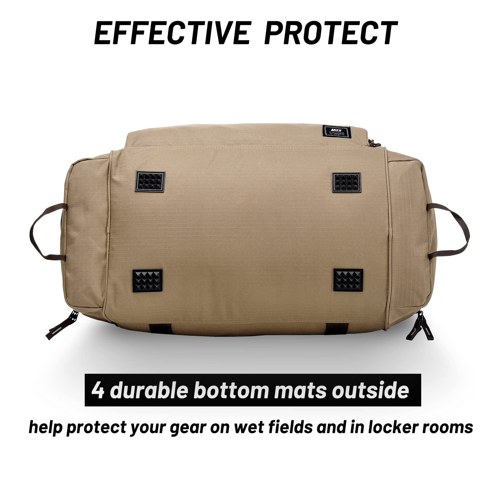 MIER Large Duffel Bag Gym Bag with Shoe Compartment Gym Duffel Bag