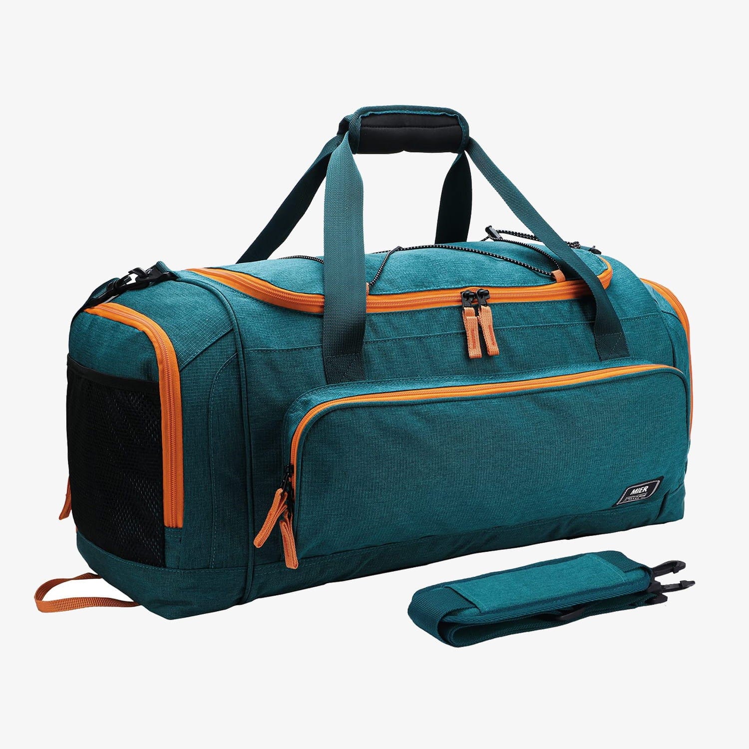 MIER Large Duffel Bag Gym Bag with Shoe Compartment Gym Duffel Bag Olive Green