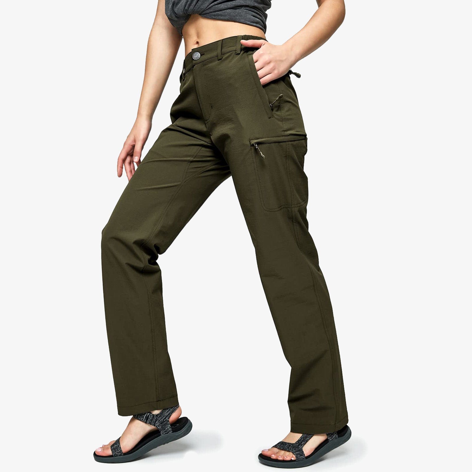 MIER Women Quick Dry Cargo Pants Tactical Hiking Pants Women Hiking Pants