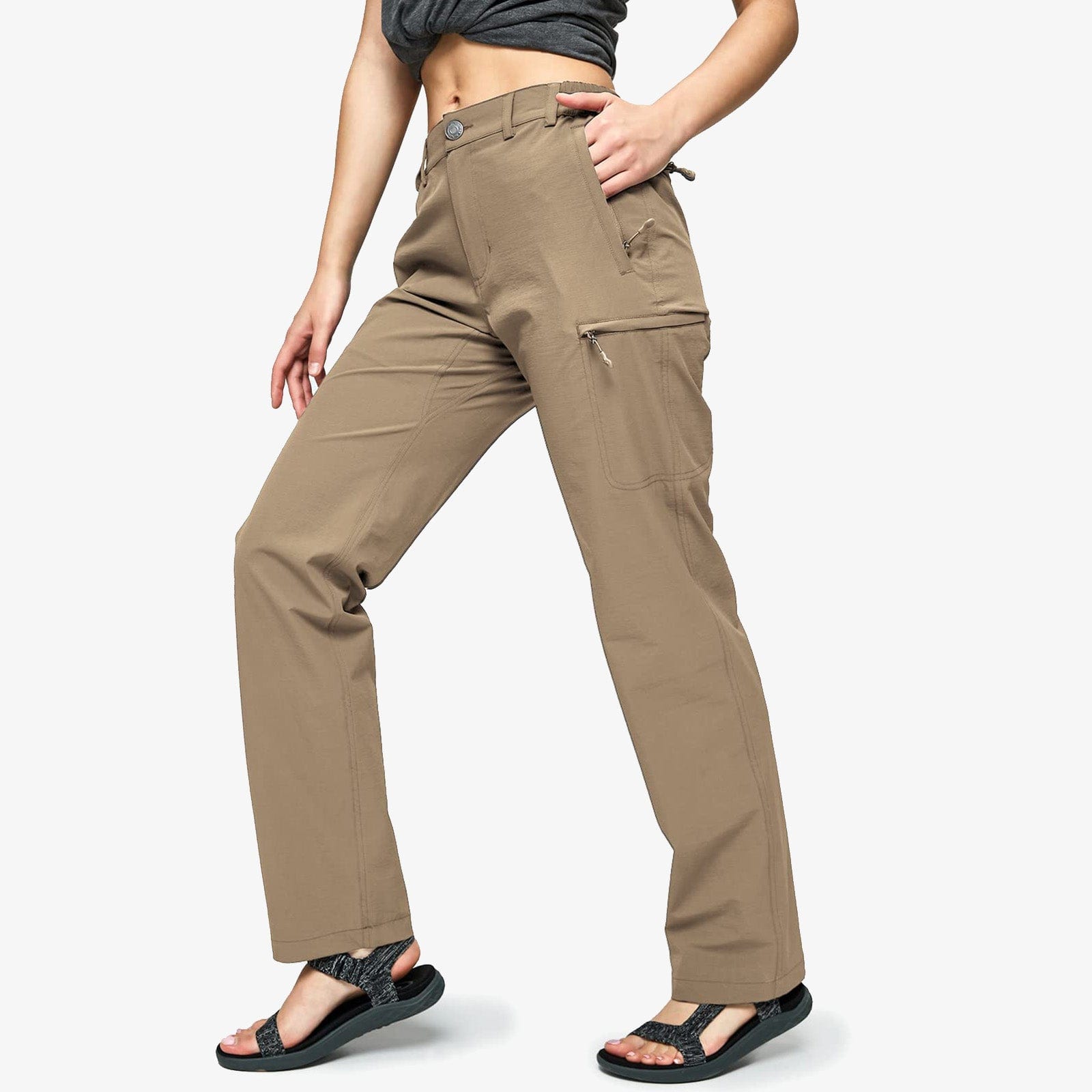 MIER Women Quick Dry Cargo Pants Tactical Hiking Pants Women Hiking Pants